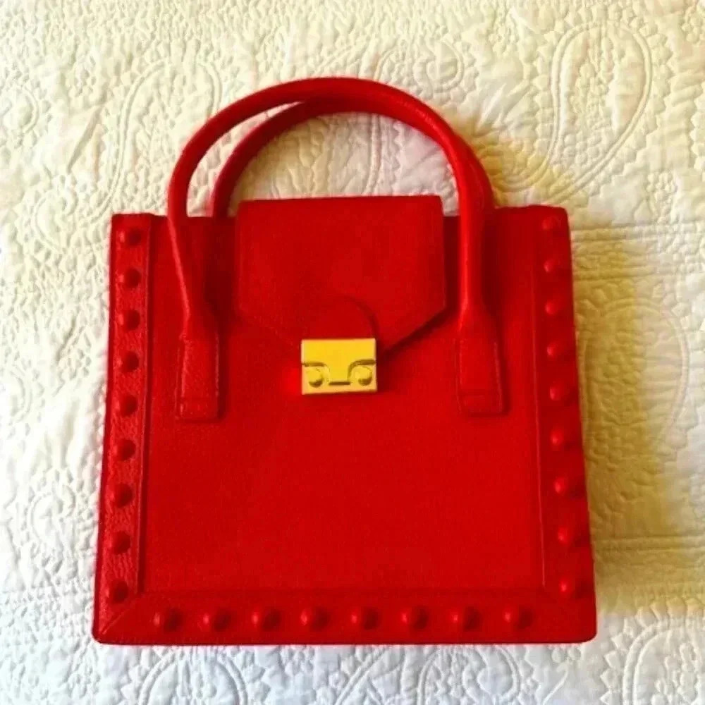 Loeffler Randel Junior Leather Work Satchel